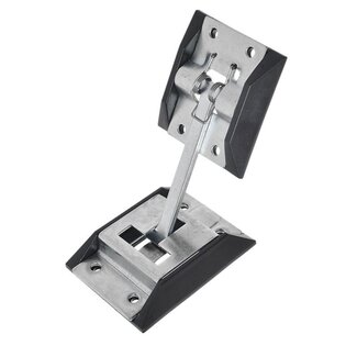 ProPlus Deurhouder - staal - 119 x 40 mm - met tegenstuk - zilver