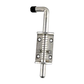 ProPlus Veergrendel staal - Ø 12 mm - 17 cm - zilver - met veer