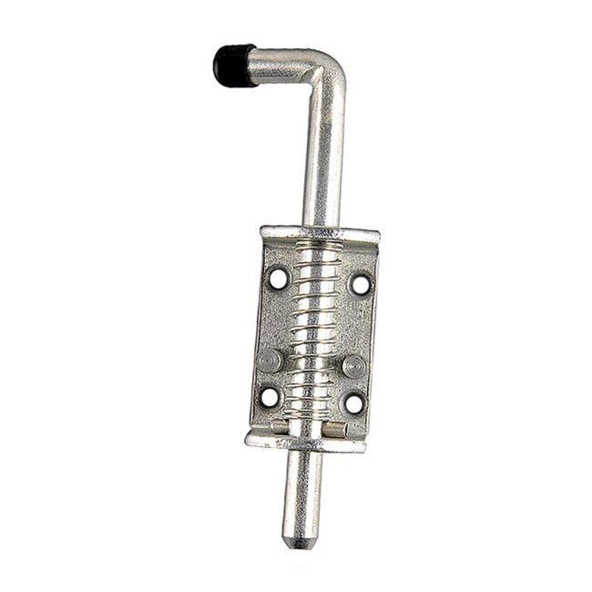 ProPlus Veergrendel staal - Ø 12 mm - 17 cm - zilver - met veer