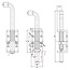 ProPlus Veergrendel - Staal - Ø 12 mm - Lengte 17 cm - Blisterverpakking