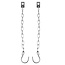 ProPlus Borgketting - Metaal - 24 cm - Haak en Bevestigingsoog - 2 stuks