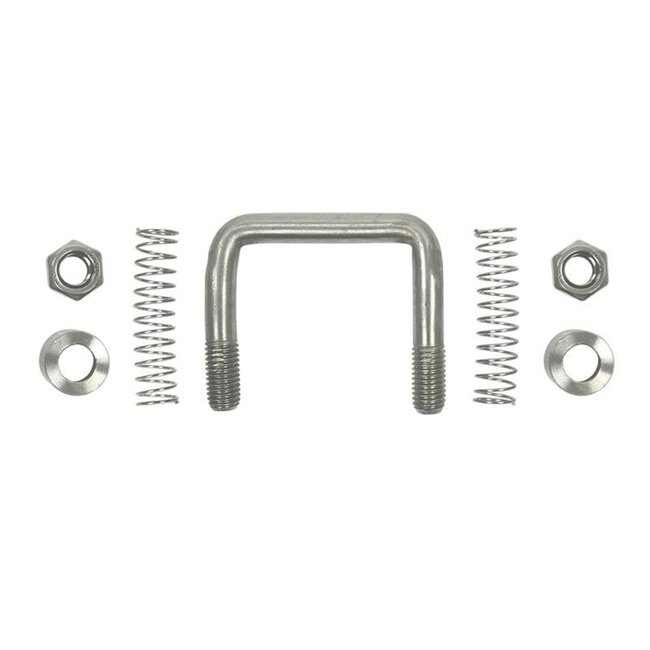 ProPlus Sjorbeugel met veer - RVS - 800 kg belasting - 70 mm h.o.h