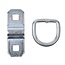 ProPlus Ovaal sjoroog - inbouw - staal - 146 x 100 mm - zilver - 800 daN