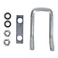 ProPlus Sjorbeugel - staal - 800 kg trekkracht - 150 graden gehoekt - 60 x 110 mm