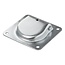 ProPlus Sjoroog met dekring en veer - inbouw 20 mm - staal - 100 x 105 mm