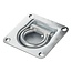 ProPlus Sjoroog met dekring en veer - inbouw 20 mm - staal - 100 x 105 mm