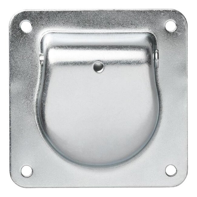 ProPlus Sjoroog met dekring en veer - inbouw 20 mm - staal - 100 x 105 mm