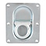 ProPlus Dubbele sjoroog met dekring en veer - inbouw 20 mm - staal - 105 x 145 mm