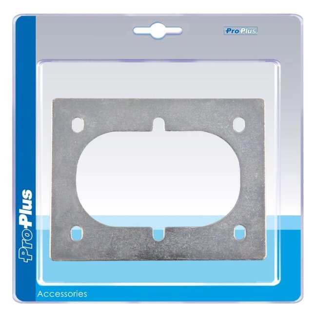ProPlus Montageplaat - 125 x 165 mm - robuust staal - voor artikel 342144