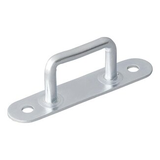 ProPlus Rechthoekige zeilring - Staal - 20 x 27 mm - Zilver