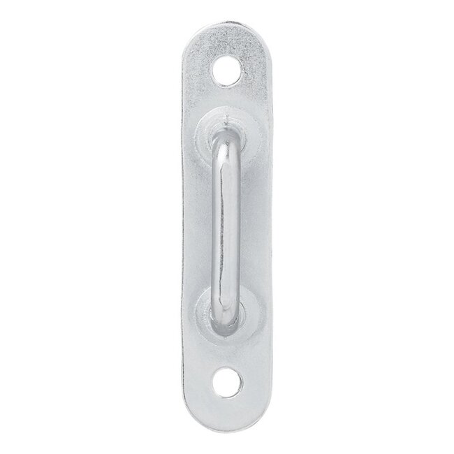 ProPlus Rechthoekige zeilringen - staal - 36 mm - 4 stuks - zilver