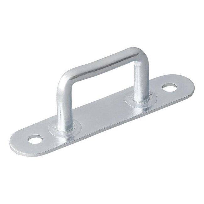 ProPlus Rechthoekige zeilringen - staal - 36 mm - 4 stuks - zilver