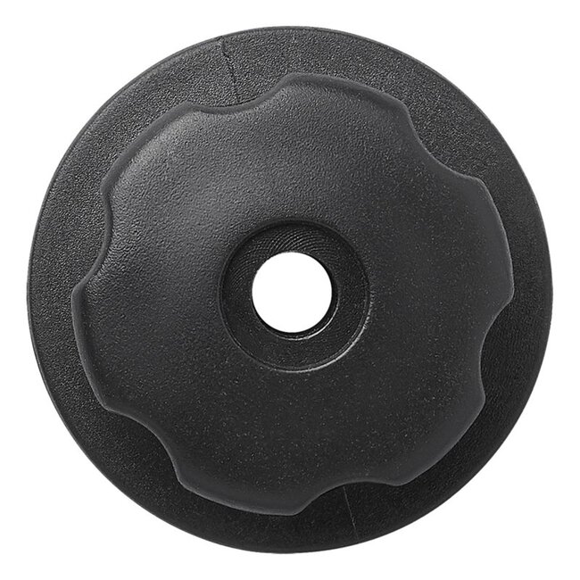 ProPlus Ronde koordhouder - Ø 29/38 x 17 mm - Kunststof - Zwart