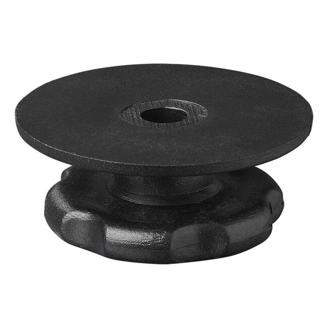 ProPlus Ronde koordhouder - Ø 29/38 x 17 mm - Kunststof - Zwart