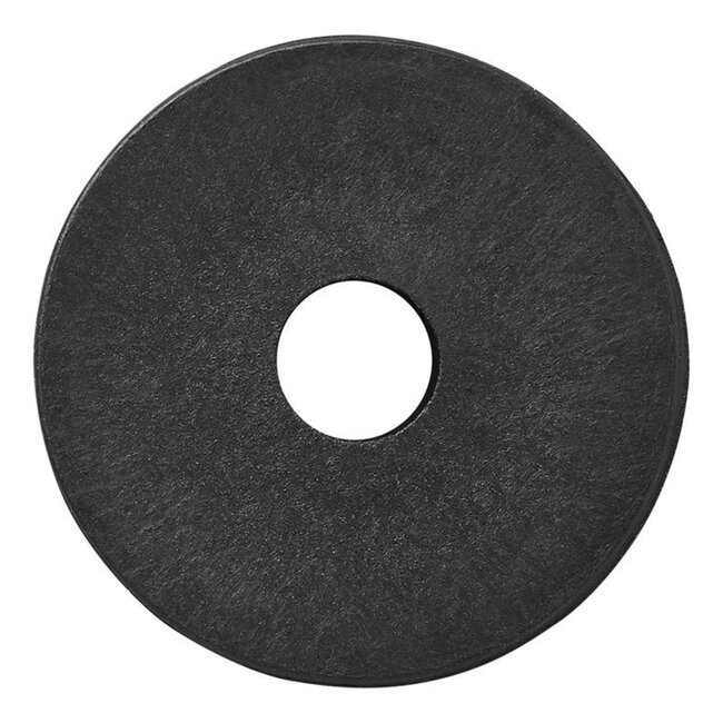 ProPlus Ronde koordhouder set - kunststof - zwart - Ø 29/38 x 17 mm - 10 stuks