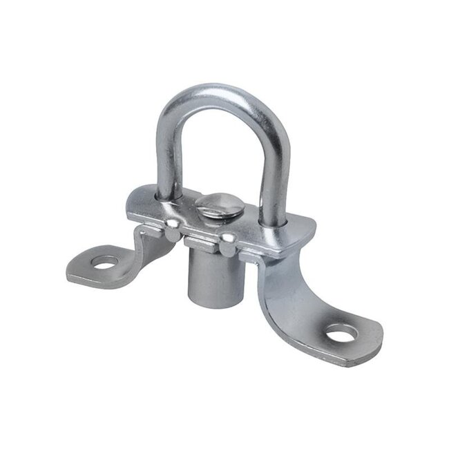 ProPlus Rond zeiloog met veer - staal - 22 mm - zilver