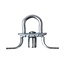 ProPlus Rond zeiloog met veer - staal - 22 mm - zilver