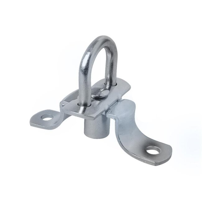 ProPlus Rond zeiloog met veer - staal - 22 mm - zilver