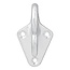 ProPlus Touwhaak - Metaal - Met Oog - 70 x 40 mm - Zilver