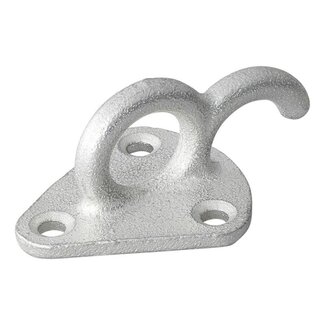 ProPlus Touwhaak met oog - Metaal - 70 x 45 mm - Opschroefbaar - 3 schroefgaten
