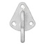 ProPlus Touwhaak met oog - Metaal - 70 x 45 mm - Opschroefbaar - 3 schroefgaten