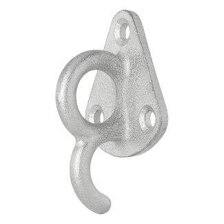 ProPlus Touwhaak met oog - Metaal - 70 x 45 mm - Opschroefbaar - 3 schroefgaten