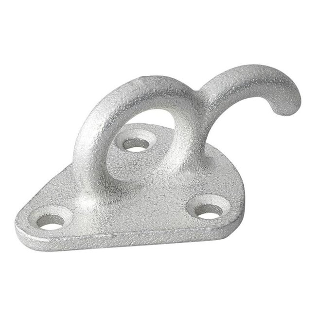 ProPlus Touwhaken - metaal - 70 x 45 mm - set van 5 stuks - met oog