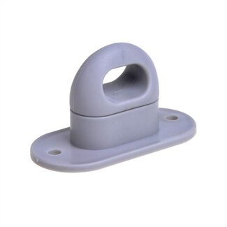 ProPlus Draaisluiting voor ovaal oog - kunststof - grijs - 37 x 20 mm