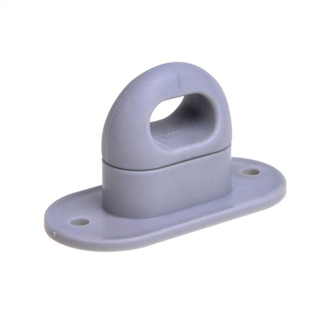 ProPlus Draaisluiting voor ovaal oog - kunststof - grijs - 37 x 20 mm