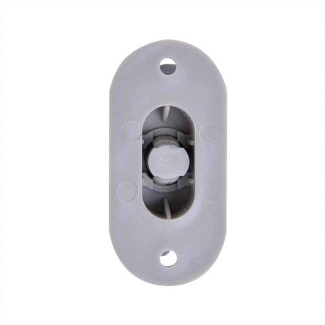 ProPlus Draaisluiting voor ovaal oog - kunststof - grijs - 37 x 20 mm
