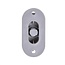 ProPlus Draaisluiting ovaal oog - kunststof - grijs - 37 x 20 mm - 4 stuks