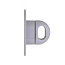 ProPlus Draaisluiting ovaal oog - kunststof - grijs - 37 x 20 mm - 4 stuks