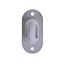 ProPlus Draaisluiting ovaal oog - kunststof - grijs - 37 x 20 mm - 4 stuks