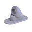 ProPlus Draaisluiting ovaal oog - kunststof - grijs - 37 x 20 mm - 4 stuks