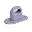ProPlus Draaisluiting ovaal oog - kunststof - grijs - 37 x 20 mm - 4 stuks