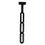 ProPlus Spanrubber - 280 x 48 mm - Zwart - 3 Gaats - Blisterverpakking