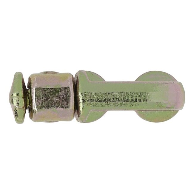 ProPlus Stud fitting voor bindrail - dubbel - hoge trekkracht - ISO gecertificeerd - 62 x 27 x 18,5 mm