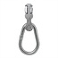 ProPlus Stud fitting voor bindrail - dubbel met ring - 115 x 50 x 26 mm - 1500 kg