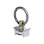 ProPlus Stud fitting voor bindrail - enkel metaal - 65 x 44 x 18 mm - 1250 kg