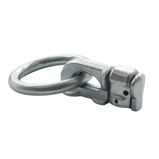 Pro Plus Stud Fitting voor Bindrail - Dubbel met Ø 45 mm Ring - 62 x 27 x 18.5 mm