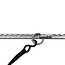 ProPlus Dubbele stud fitting voor bindrail - Ø 45 mm ring - 62 x 27 x 18,5 mm - Breeklast 2.700 kg