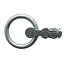 ProPlus Dubbele stud fitting voor bindrail - Ø 45 mm ring - 62 x 27 x 18,5 mm - Breeklast 2.700 kg
