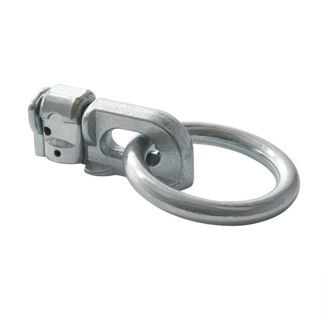 ProPlus Dubbele stud fitting voor bindrail - Ø 45 mm ring - 62 x 27 x 18,5 mm - Breeklast 2.700 kg