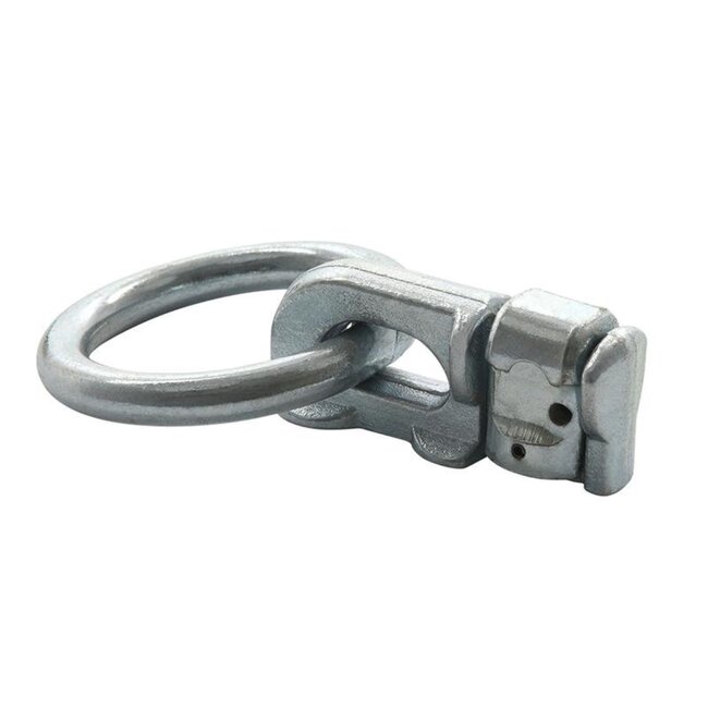 ProPlus Dubbele stud fitting voor bindrail - Ø 45 mm ring - 62 x 27 x 18,5 mm