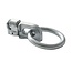 Pro Plus Stud Fitting voor Bindrail - Dubbel met Ø 45 mm Ring - 62 x 27 x 18.5 mm - blister