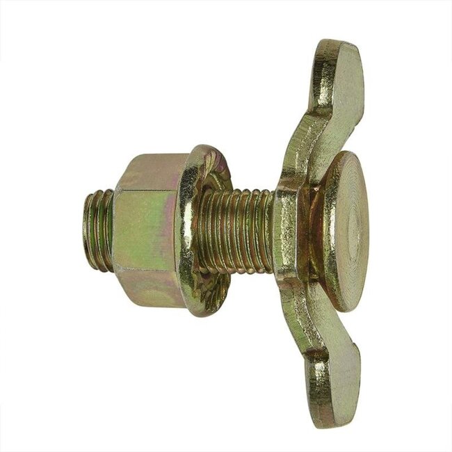 ProPlus Dubbele stud fitting voor bindrail - 3/8 inch bout - 30 x 42 x 26 mm - breeklast 2.000 kg