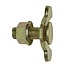 ProPlus Dubbele stud fitting voor bindrail - 3/8 inch bout - 30 x 42 x 26 mm - breeklast 2.000 kg