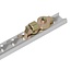 ProPlus Stud fitting dubbel met schroefdraad - 67 x 25 x 18 mm - Breeklast 2000 kg