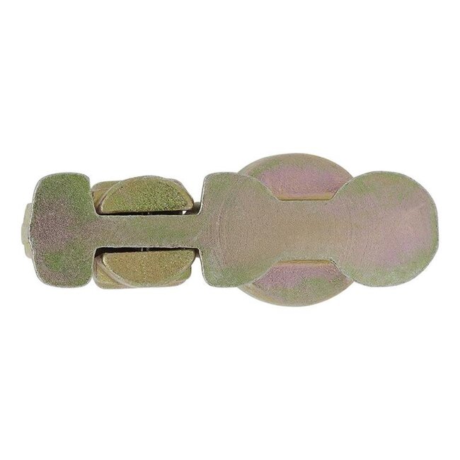 ProPlus Stud fitting dubbel met schroefdraad - 67 x 25 x 18 mm - Breeklast 2000 kg