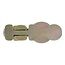 ProPlus Stud fitting dubbel met schroefdraad - 67 x 25 x 18 mm - Breeklast 2000 kg